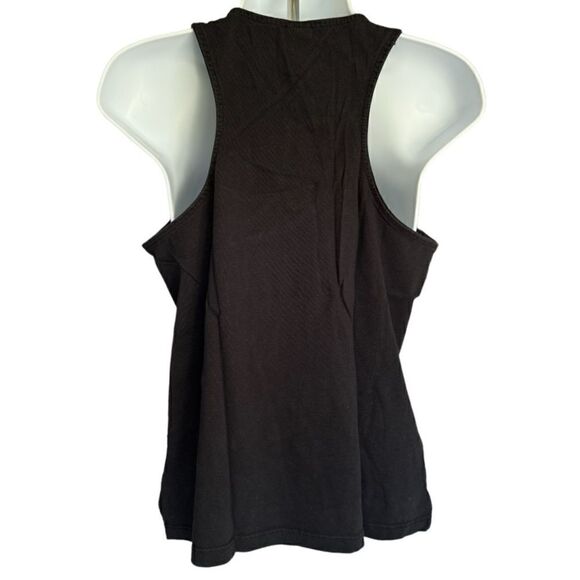“Whatever” Black Cami Tank Top Size M - Picture 4 of 5